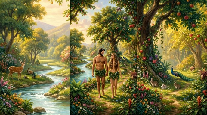 Adão e Eva no Jardim